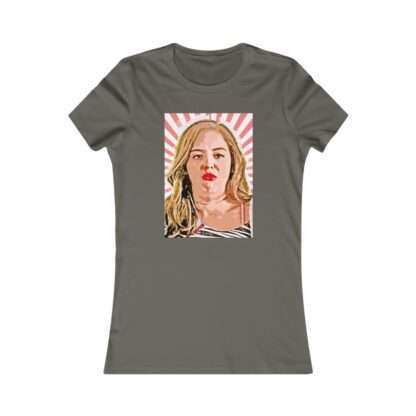 Erica Goldberg Throw Up Face Meme  - Premium Women's T-Shirt - Image 8