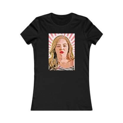 Erica Goldberg Throw Up Face Meme  - Premium Women's T-Shirt - Image 4