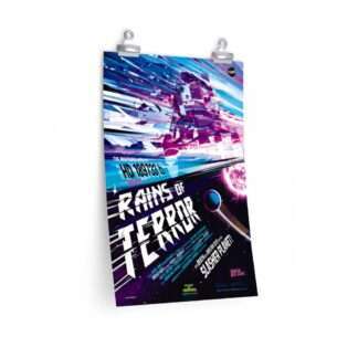 Rains of Terror: Printed NASA horror poster
