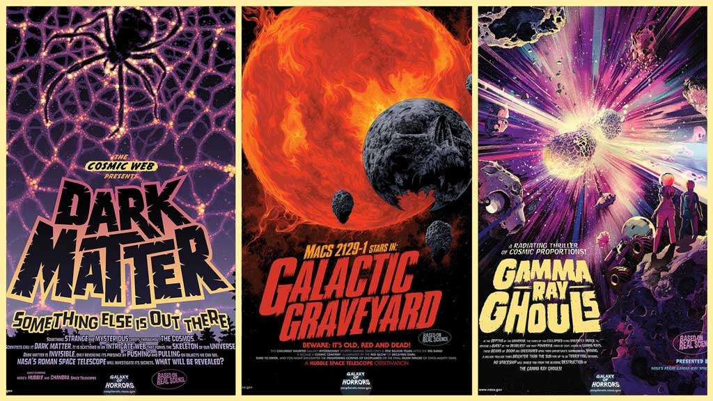 Poster prints of NASA "Galaxy of Horrors"