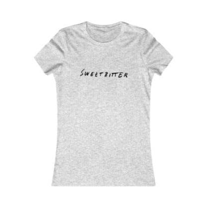 Heather-grey Premium Women's T-Shirt ft. "Sweetbitter" Logo