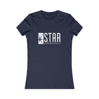 S.T.A.R. Laboratories navy-blue women's t-shirt