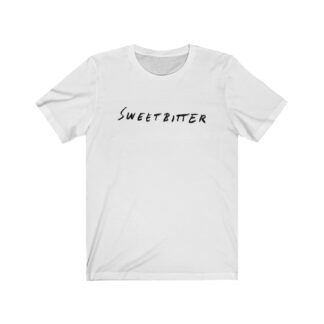 White Premium Women's T-Shirt ft. "Sweetbitter" Logo