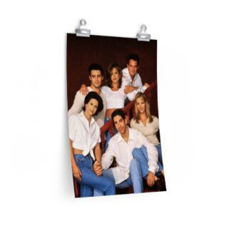 Poster Print of "Friends" TV Show - Version Jeans and White Tops