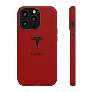 Tesla Case for iPhone 13 - Red