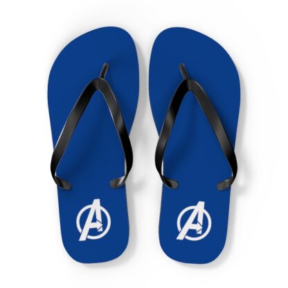Avengers Logo Flip Flop Sandals - Blue