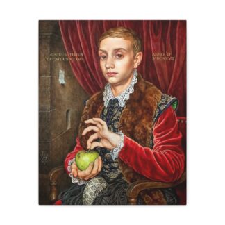 "Boy with Apple" Painting from "The Grand Budapest Hotel"