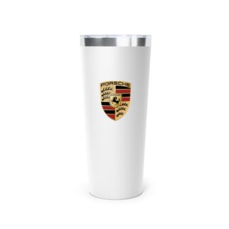 BMW Coffee Mug Logo Leeds Brand White Metal 12 Ounce Hot Cold Insulated  Tumbler